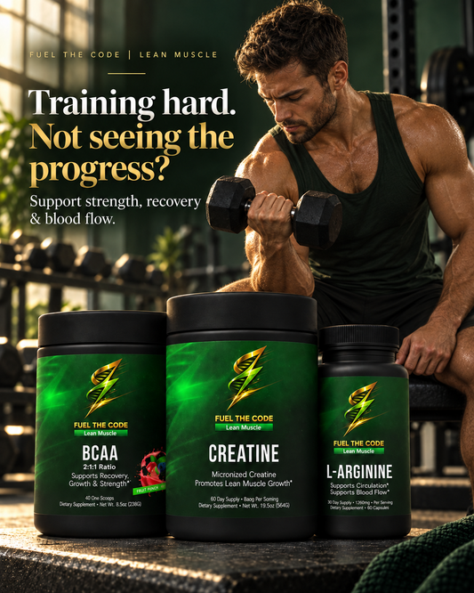 Lean Muscle + Test Stack (3 bottles total)